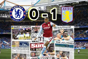 Reacción de la prensa inglesa por la victoria del Aston Villa de Durán Vs Chelsea
