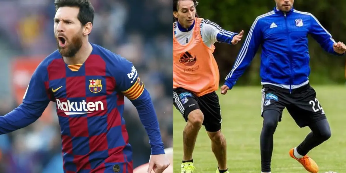 El astro argentino tuvo un gran gesto con Fabián Vargas quien brilló en Millonarios y tuvo paso por Europa