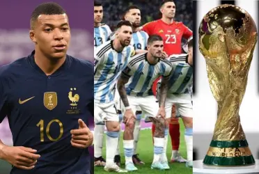 El astro francés es la gran figura en el partido de Francia ante Argentina en la final de la Copa Mundo de Catar 2022