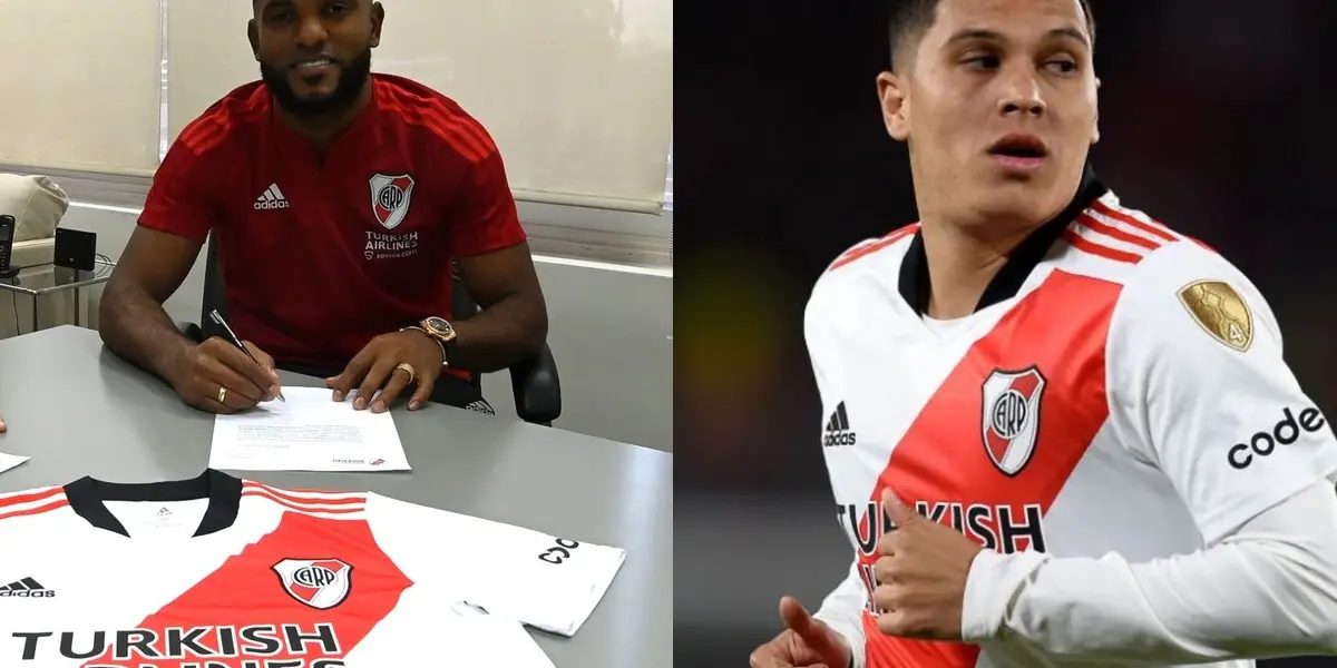 El atacante colombiano es nuevo refuerzo de River Plate y llega procedente del Junior