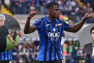 El atacante colombiano marcó un gol con Atalanta ante Frosinone