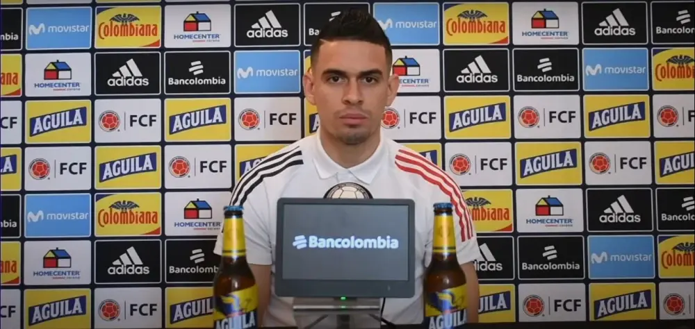 El atacante del Eintracht Frankfurt de Alemania Rafael Santos Borre, fue uno de los puntos más fuertes de Colombia en Barranquilla frente a Perú.