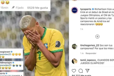 El atacante del Everton sostuvo interacciones 'picantes' contra la 'Albiceleste' luego de dar como suspendido el partido entre brasileros y argentinos