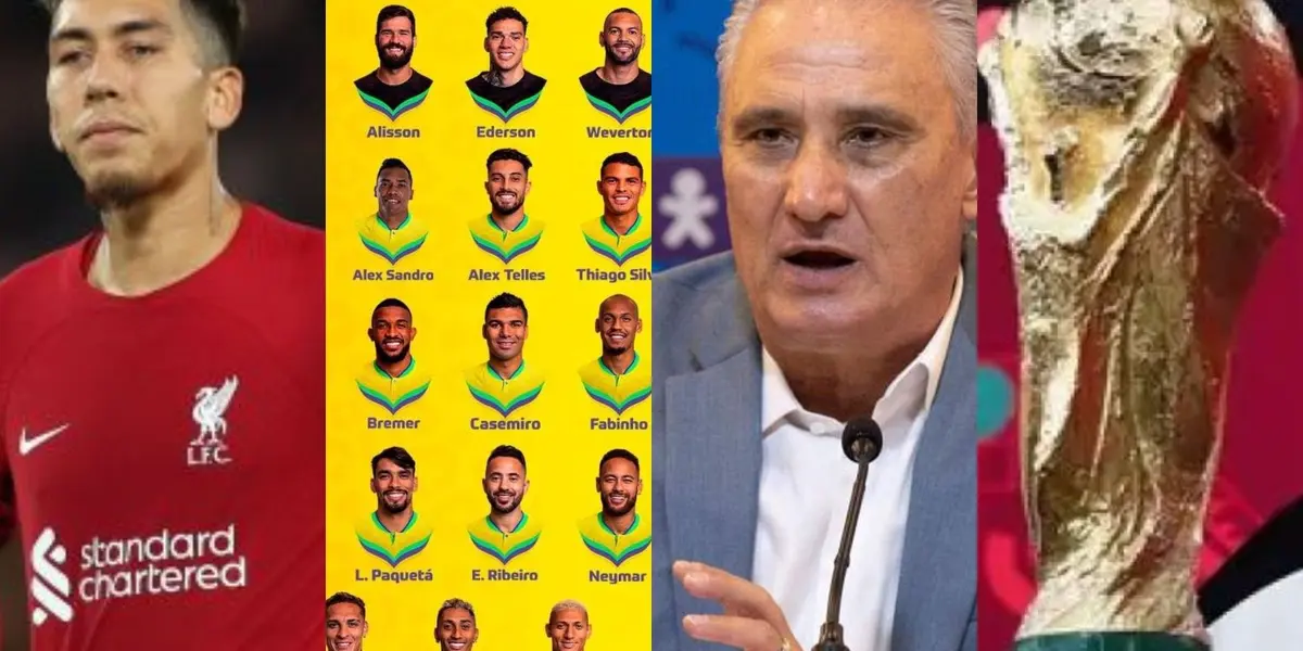 El atacante del Liverpool quien es compañero de Luis Díaz no fue convocado por el técnico Tite de Brasil para jugar el Mundial de Catar 2022
