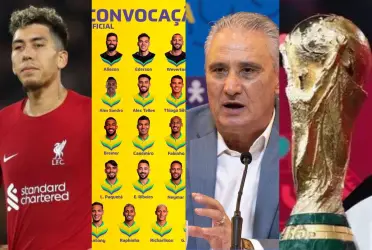 El atacante del Liverpool quien es compañero de Luis Díaz no fue convocado por el técnico Tite de Brasil para jugar el Mundial de Catar 2022