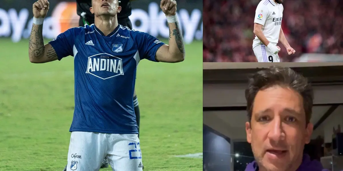 El atacante fue la gran figura de Millonarios tras marcar doblete ante Deportivo Pereira