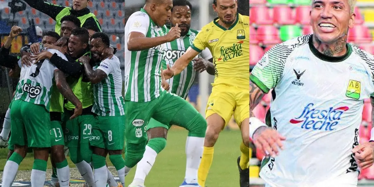 El atacante de los leopardos marcó el único gol de Bucaramanga ante Atlético Nacional.