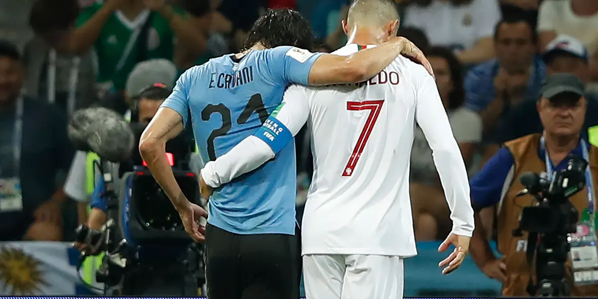 El atacante portugués agradeció un gesto de 'respeto' y buena competencia por parte del uruguayo