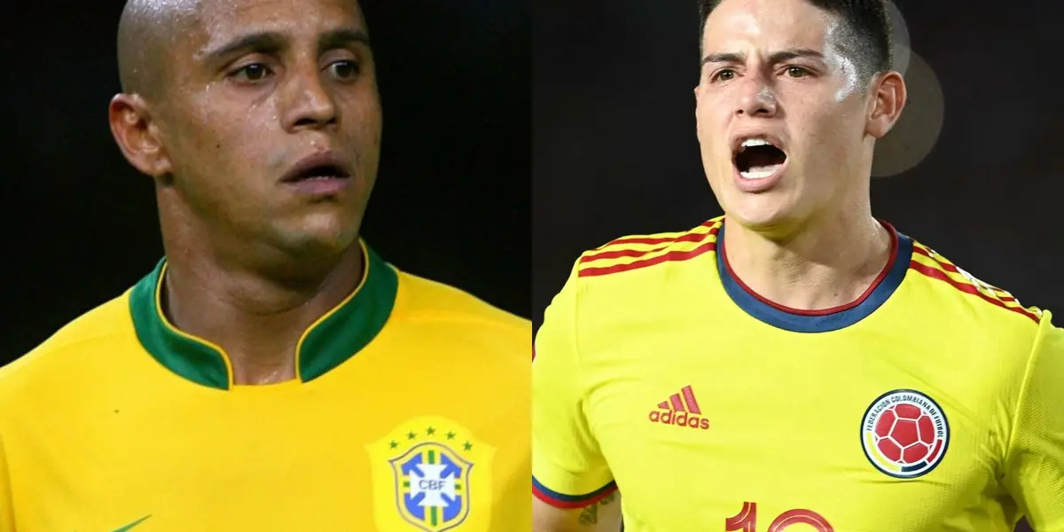 El brasileño Roberto Carlos respeta a un jugador colombiano, no es James Rodríguez y en el vídeo que está abajo te decimos quién es ⬇️⬇️⬇️