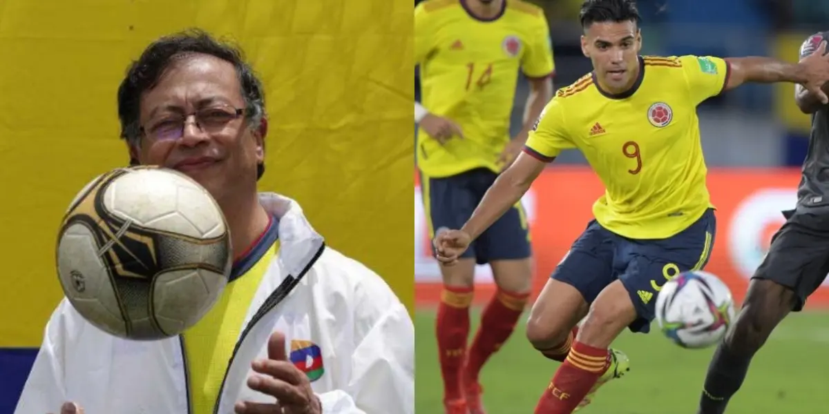 El candidato Gustavo Petro se acercó al fútbol, realizó unas jugadas y llegó a ser comparado con Radamel Falcao por sus seguidores.