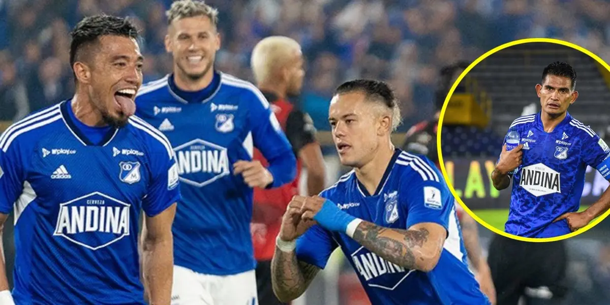 El capitán de Millonarios tuvo un choque con su compañero en el partido ante Cúcuta por Copa Colombia