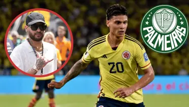 El club brasileño tuvo una acción con Richard Ríos al estilo de las grandes estrellas (Fotos: Noticias Caracol, Marca, Pinterest)