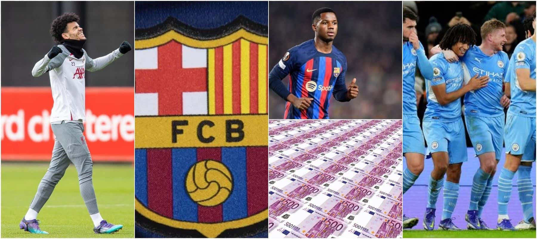 El club catalán al mando de Xavi Hernández estaría internado en Luis Díaz del Liverpool