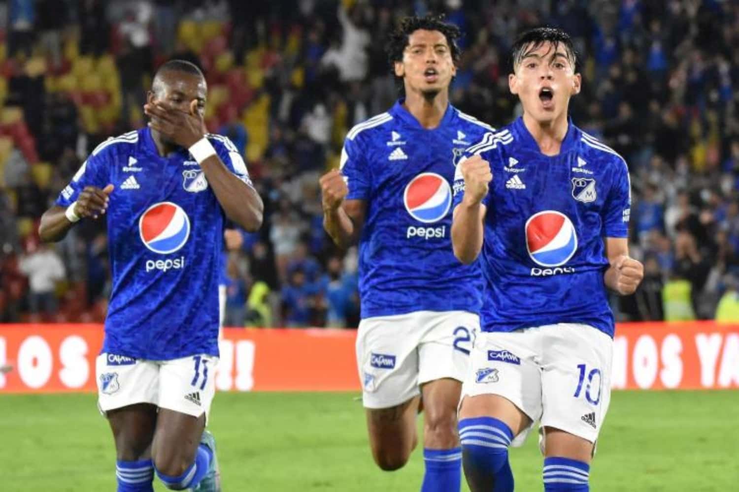 El club embajador goleó 3-0 ante Jaguares en el partido ida por los octavos de final de la Copa Colombia.