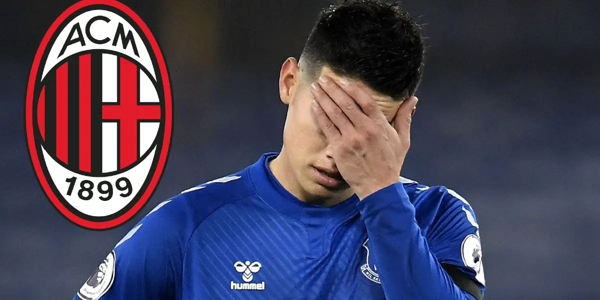 El club italiano tendría en la mira otros volantes como Isco o Hakim Ziyech por encima de James  para concretar su nuevo  volante ofensivo