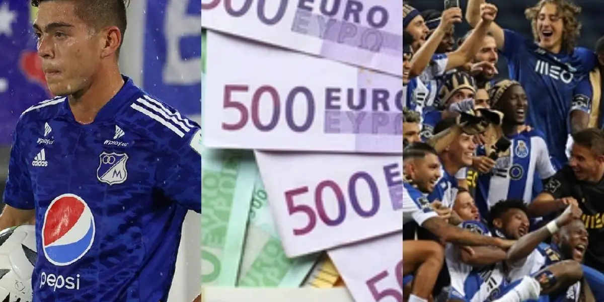 El club portugués estaría negociando con Millonarios para fichar al volante.