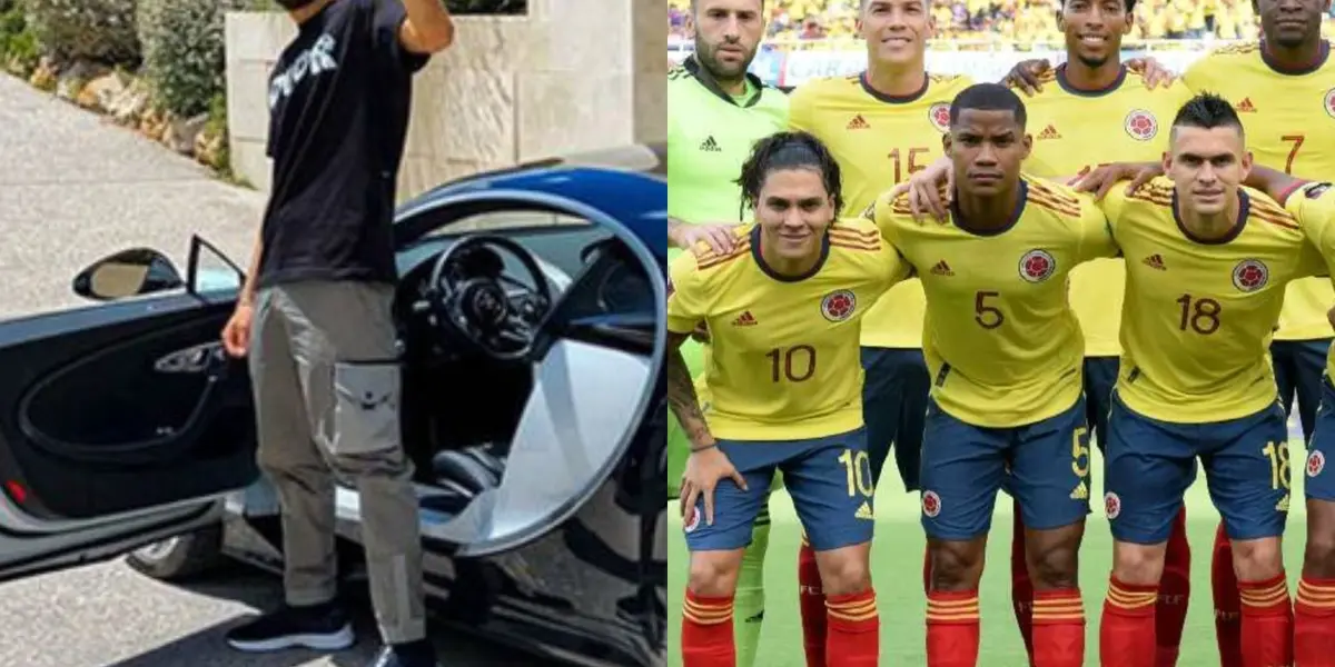 El colombiano Alfredo Morelos pese a que no tiene los ingresos de Karim Benzema, puede presumir de un Lamborghini como el francés que juega en el Real Madrid.