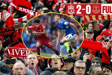 El colombiano brilló en la victoria 2-0 de Liverpool ante Everton