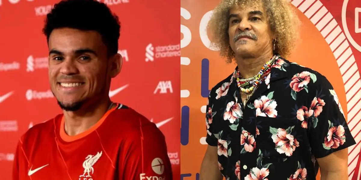 El colombiano Carlos Valderrama fue uno de los que descubrió y ayudó a Luis Díaz en sus inicios, pero "El Pibe" no se agrega crédito por ello y se lo da a otra persona.