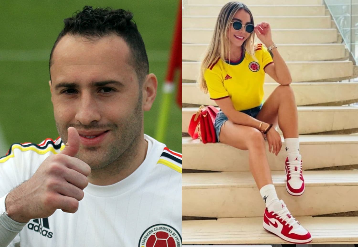 El colombiano David Ospina apoya los negocios familiares y se comenta que ha sido uno de los principales impulsores de la empresa de su esposa Jesica Sterling.