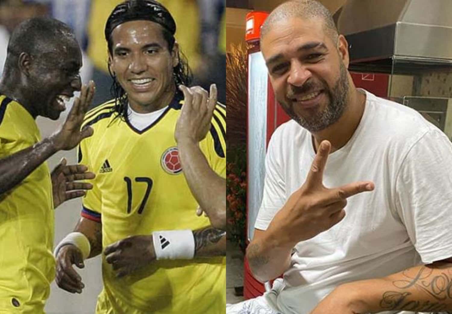 El colombiano Dayro Moreno es muy recordado por sus fiestas, en paralelo su colega el brasileño Adriano ha llegado a un punto muy bajo.