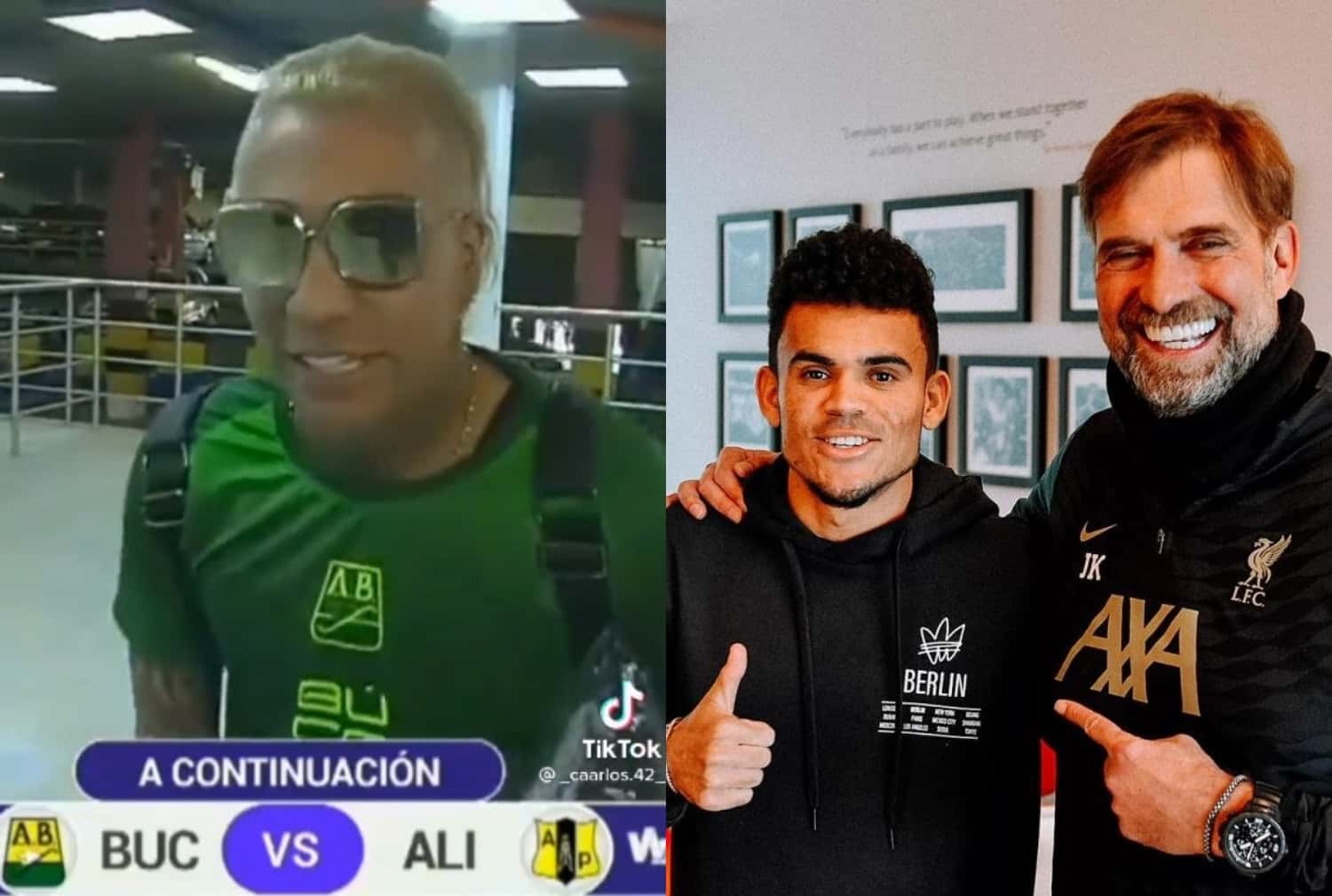 El colombiano Dayro Moreno se volvió viral por su particular estilo cargado de exageración al momento de llegar a su nuevo equipo y lo compararon con la humildad que destila Luis Díaz.