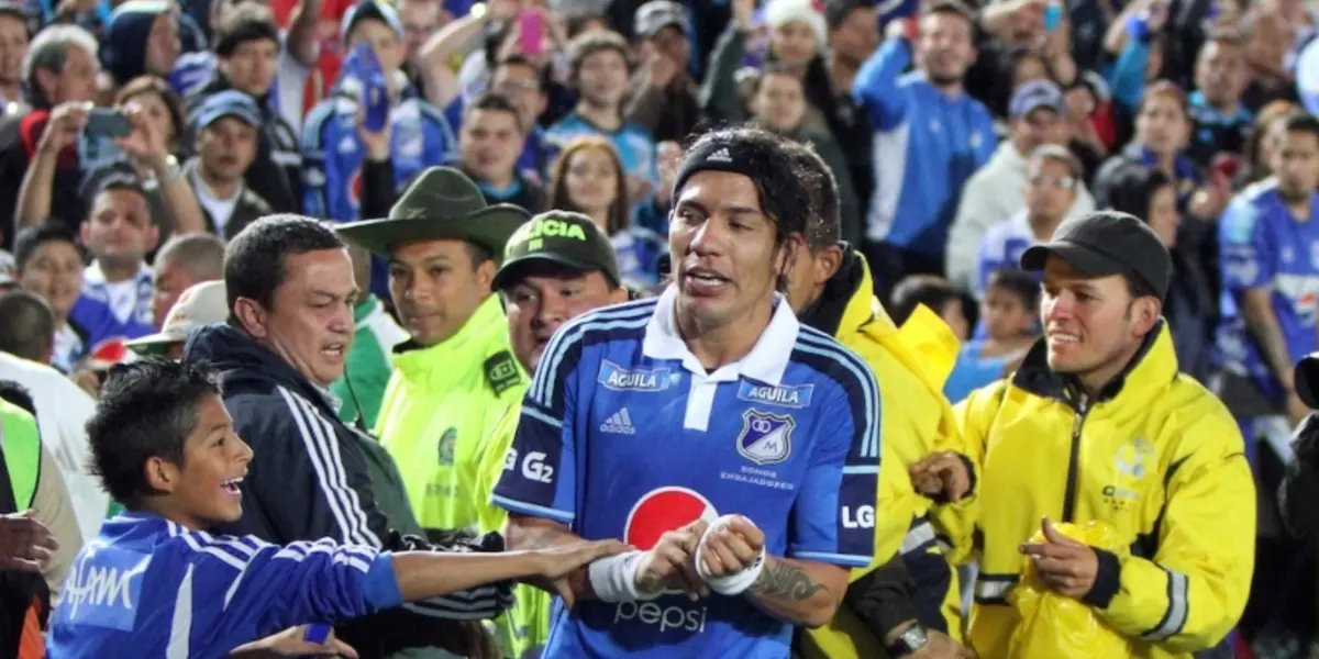 El colombiano Dayro Moreno tuvo sus altas y bajas en Millonarios FC, tiene un buen recuerdo del cuadro "Embajador".