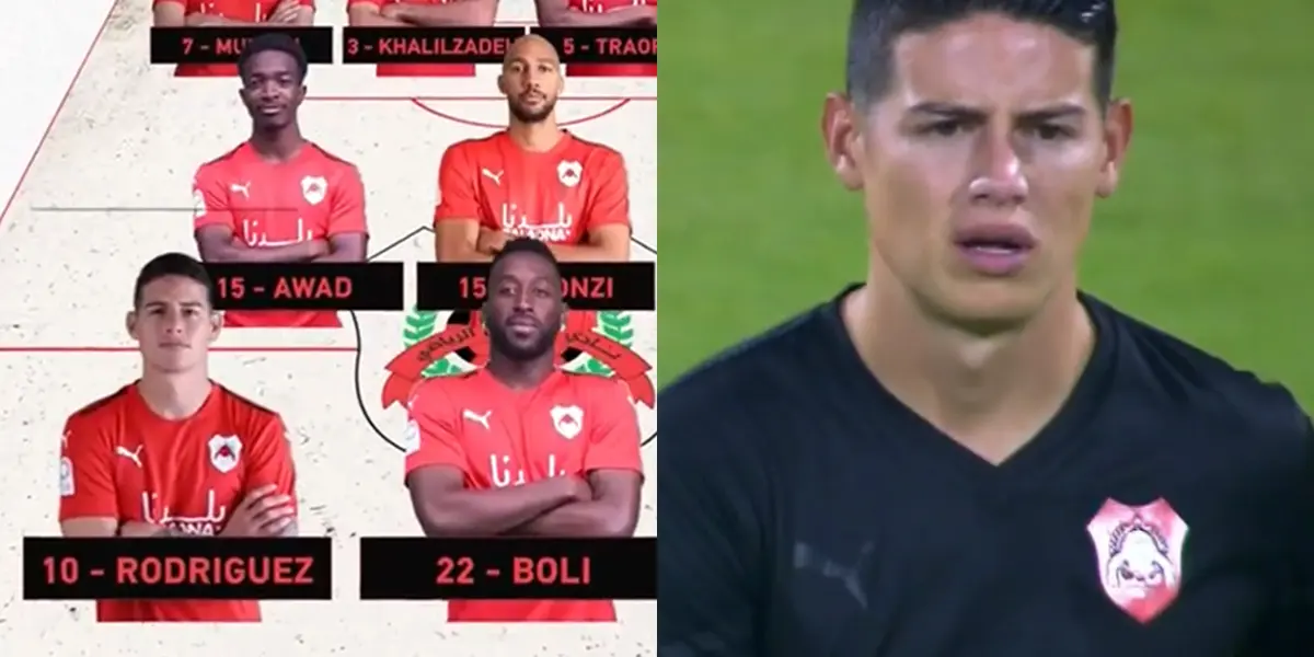 El colombiano debutó oficialmente con el Al-Rayyan SC, en la Liga de las Estrellas de Qatar.