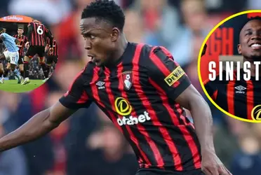 El colombiano descontó en la goleada 6-1 de Manchester City vs Bournemouth en Premier League
