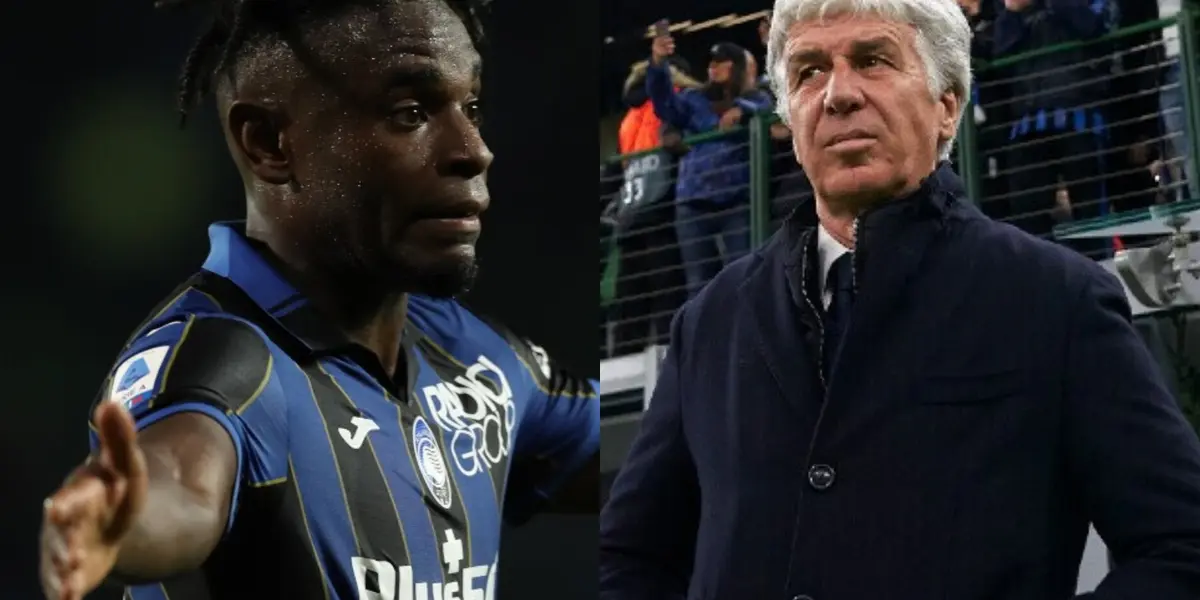 El colombiano Duván Zapata mediante las redes sociales le mandó una indirecta a Gian Piero Gasperini.