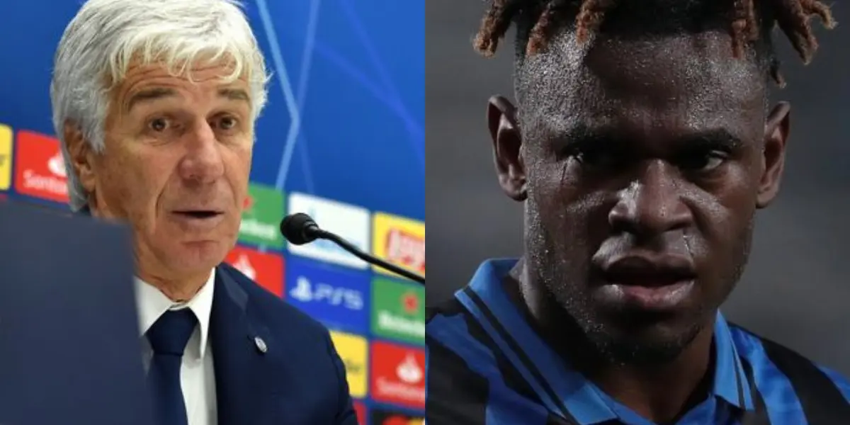 El colombiano Duván Zapata no pasa por un buen momento en Italia y su entrenador reveló cómo se encuentra de verdad.