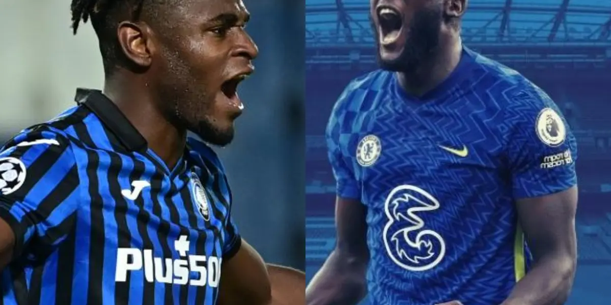 El colombiano Duván Zapata no pasa por un buen momento y otra vez se atraviesa Romelu Lukaku en su camino.