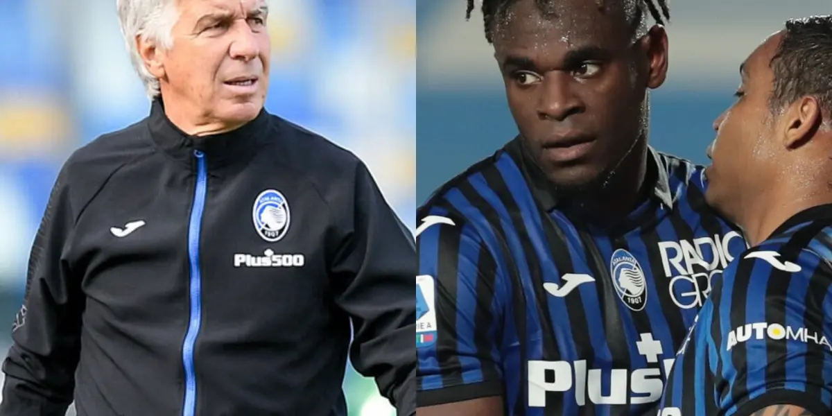 El colombiano Duván Zapata sufrió una grave lesión que lo pone cerca de salir del club a corto plazo.