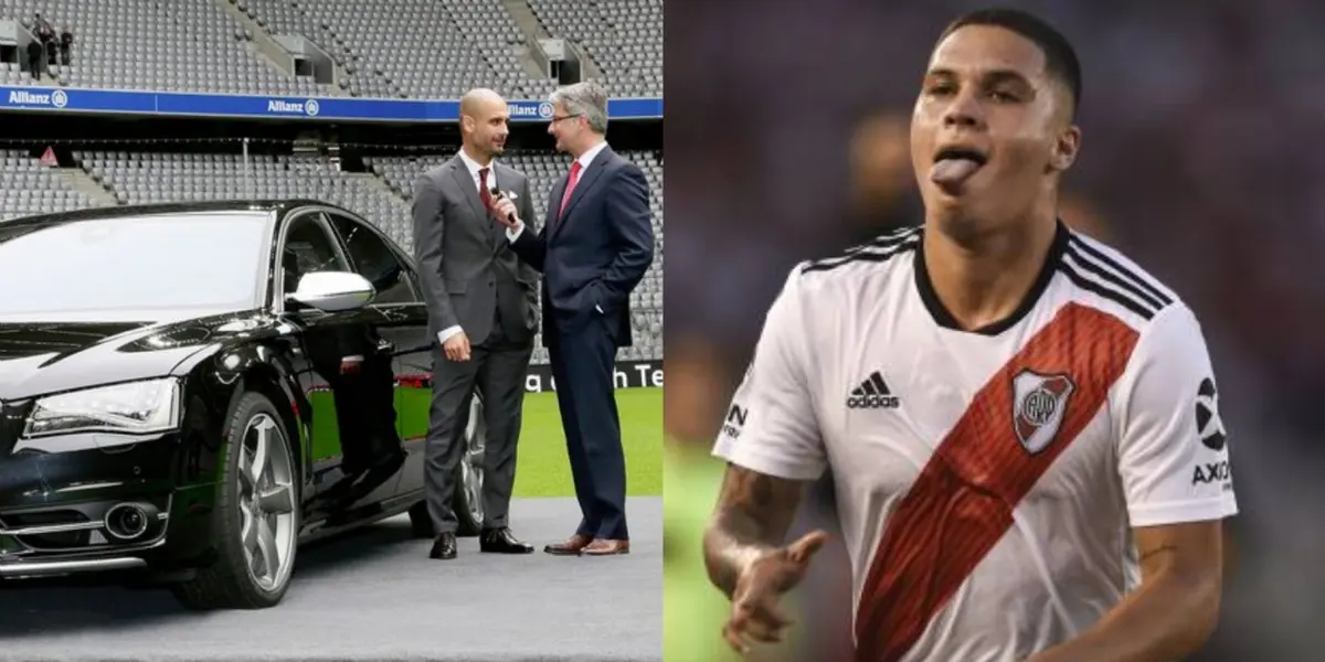 El colombiano, mientras espera solucionar su futuro, mostró en sus redes el carro que le fascina y también lo ha tenido el entrenador del Manchester City. 