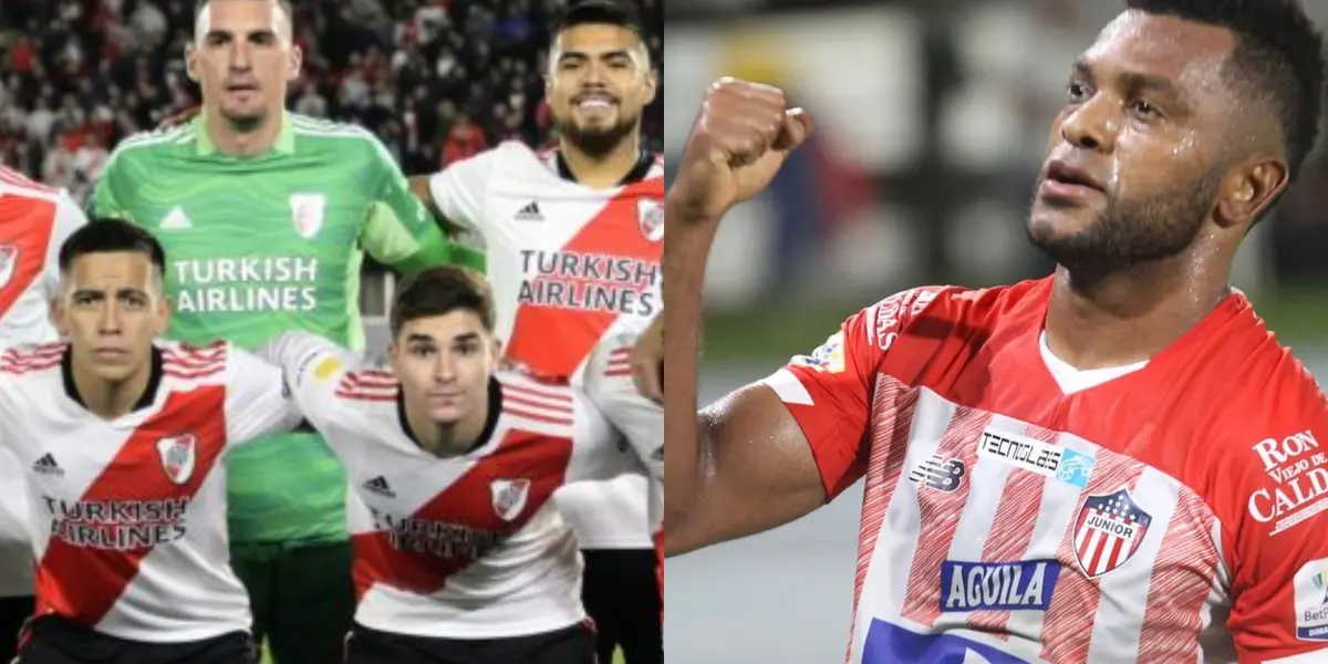 El colombiano estaría siendo seguido por River Plate para llegar el club y Junior podría perder al atacante.