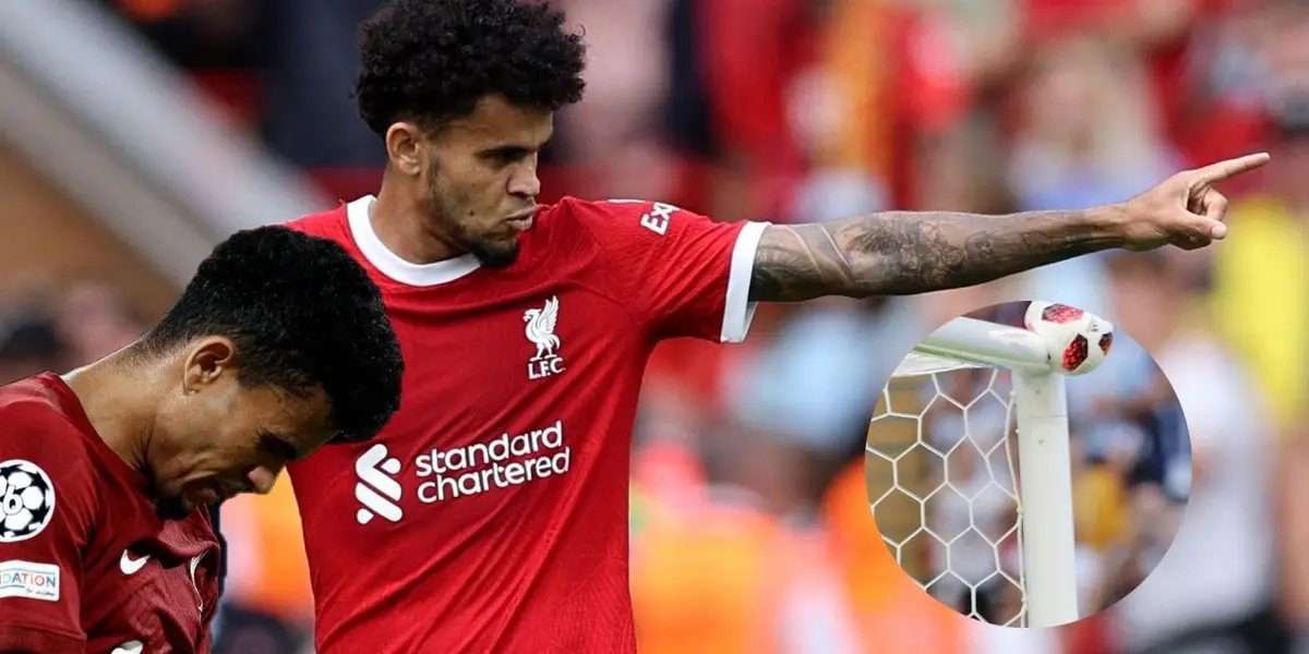 El colombiano estuvo muy cerca de anotar en el partido de Liverpool ante Union Saint Gilloise en Europa League