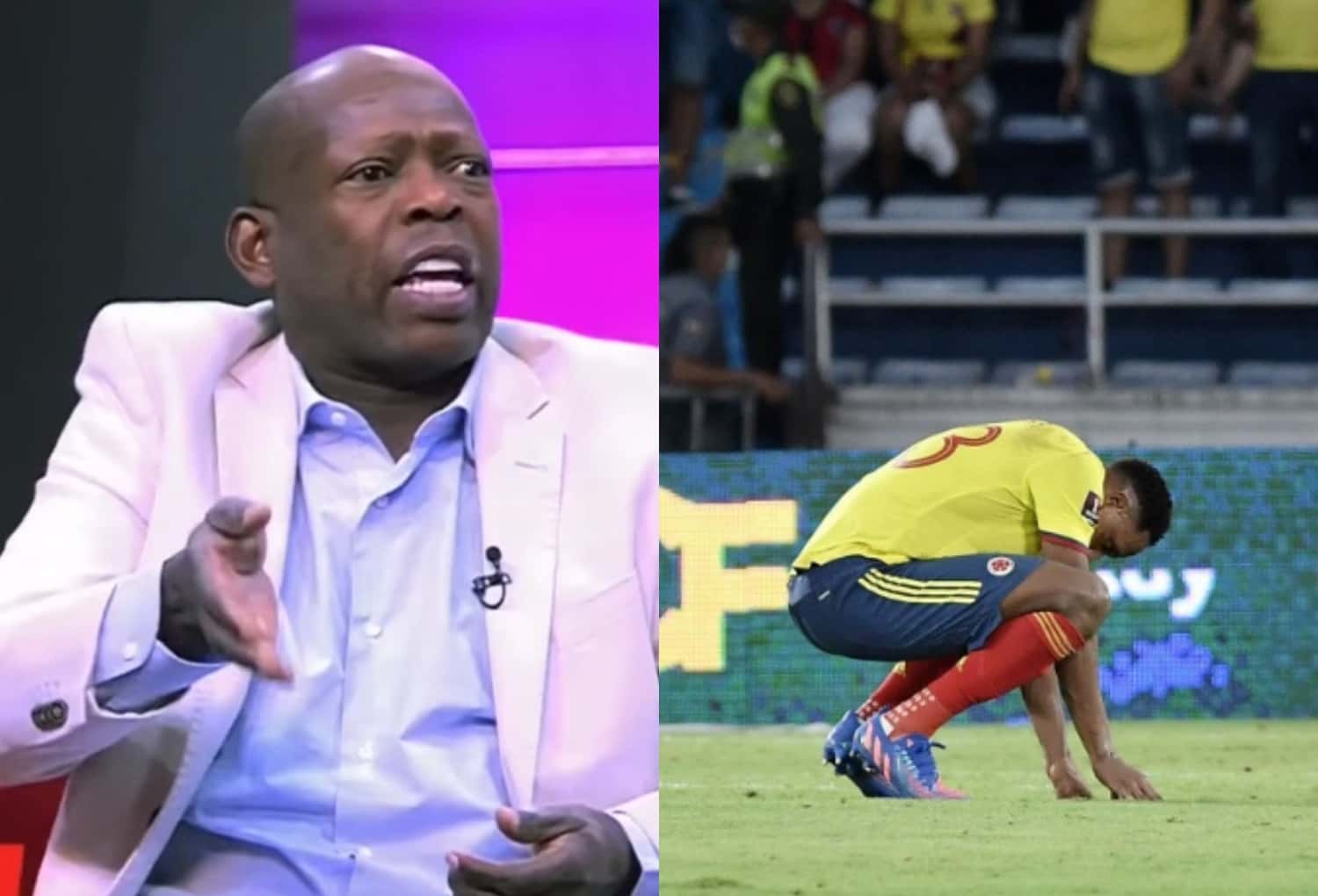 El colombiano Faustino Asprilla está indignado al ver la situación de Colombia y le ha reiterado a los jugadores lo que es el compromiso real con el país.