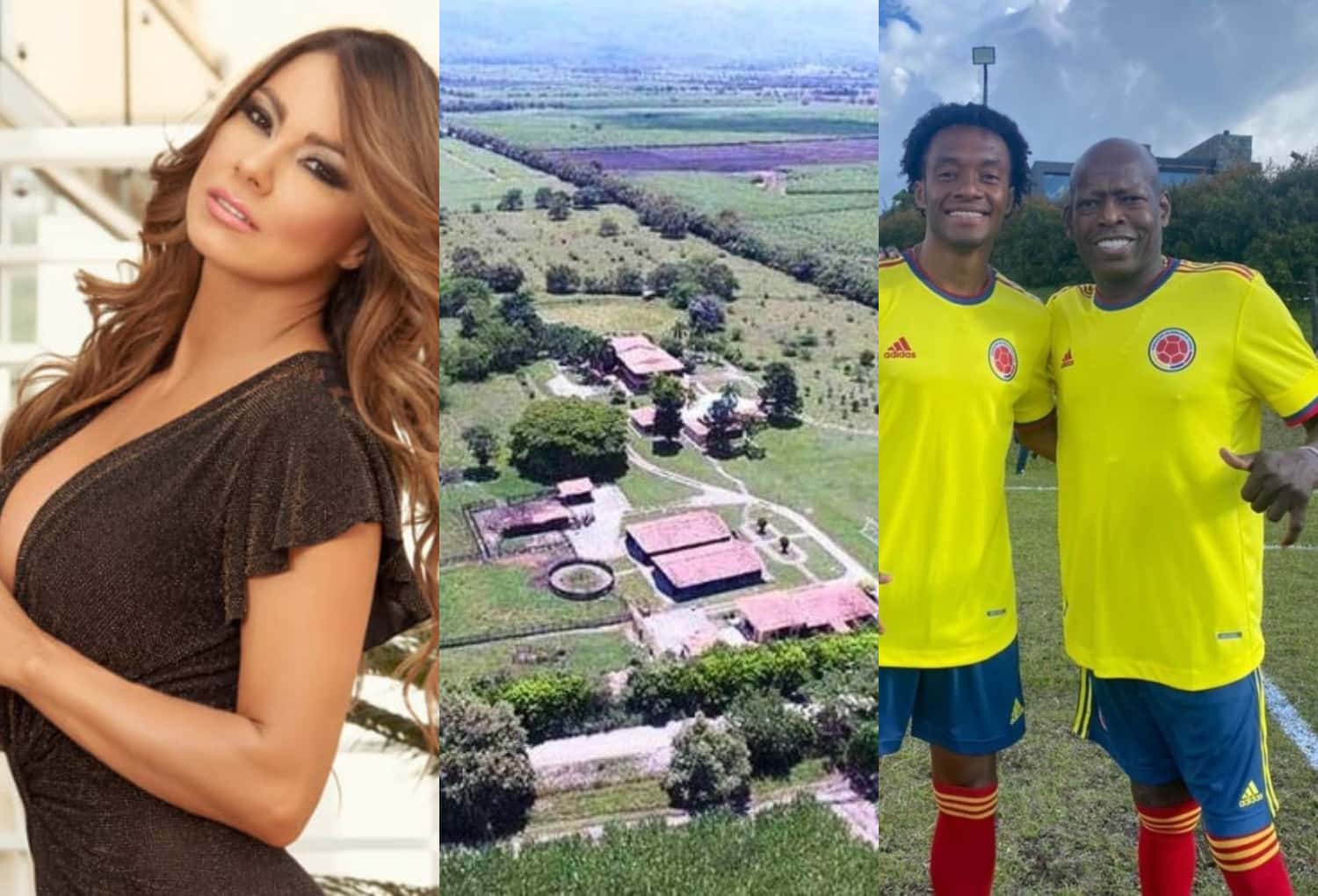 El colombiano Faustino Asprilla habría invitado a la actriz Esperanza Gómez hace algún tiempo a su finca en Tuluá.
