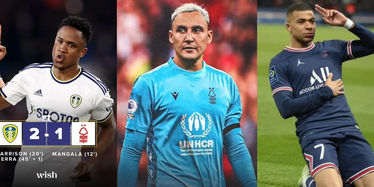 El colombiano fue la figura del partido entre Leeds y Nottingham Forest en Premier League