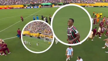 El colombiano fue la figura del partido para el tricolor que se encamina en el Mundial de Clubes Foto: Captura de DAZN