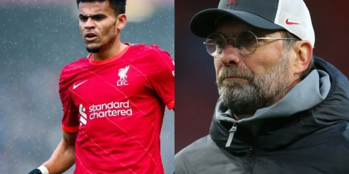 El colombiano fue suplente en la victoria de Liverpool ante Burnley y el entrenador explicó el motivo de la usencia del delantero.