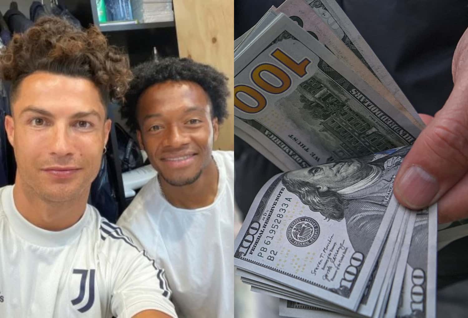 El colombiano ha experimentado un descenso en su sueldo tras renovar por un año con la Juventus.