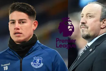 El colombiano no hizo parte del primer partido de los 'Toffees' en Premier League