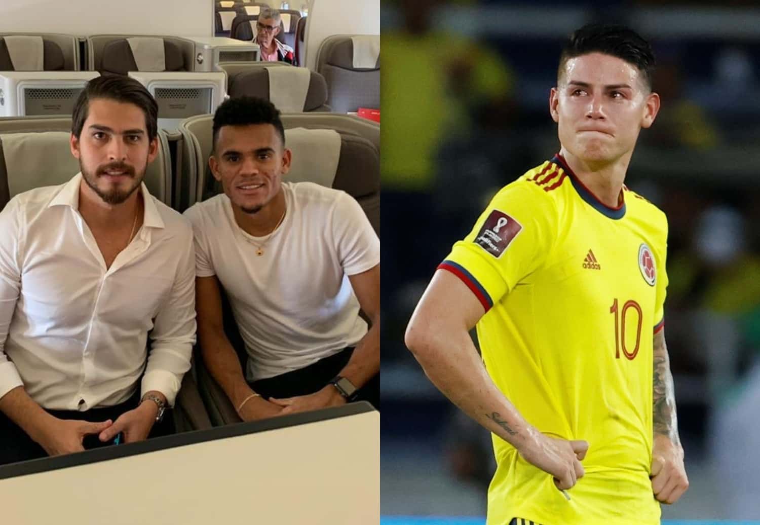 El colombiano James Rodríguez está en conflicto con la prensa en Colombia y Luis Díaz en esos temas tiene otra estrategia.