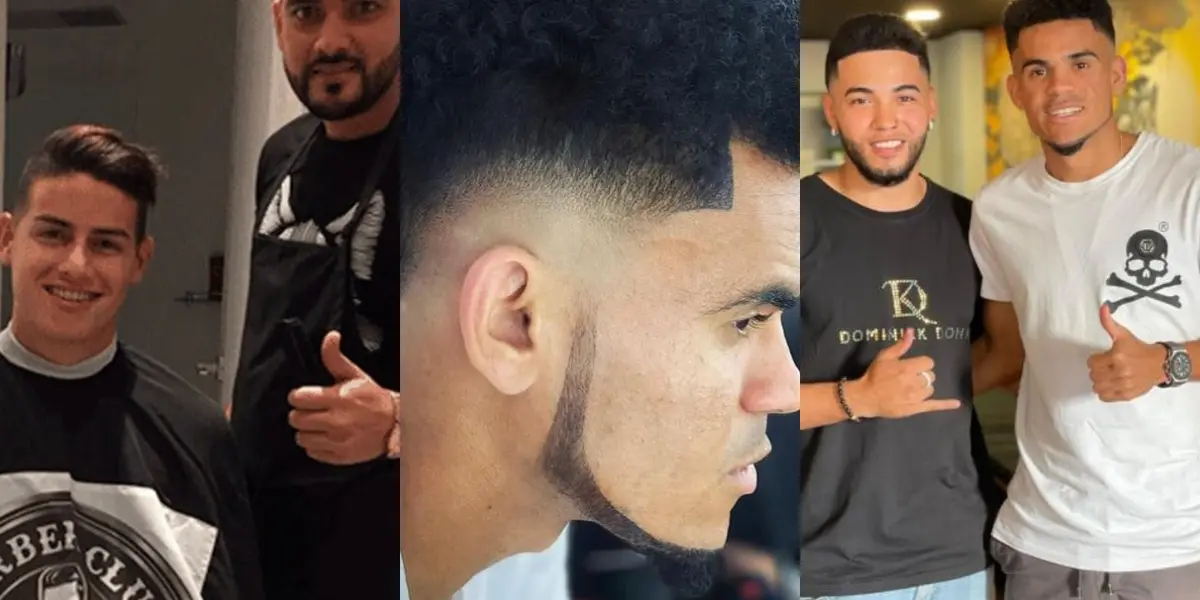 El colombiano James Rodríguez gasta grandes sumas en sus temas de imagen personal, caso contrario a Luis Díaz quien tiene otro manejo en esa área.