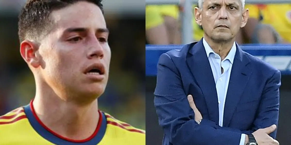 El colombiano James Rodríguez no alcanzó ni a jugar 60 minutos y no ocultó la rabia que le generó Reinaldo Rueda al sacarlo del partido con un particular gesto. 