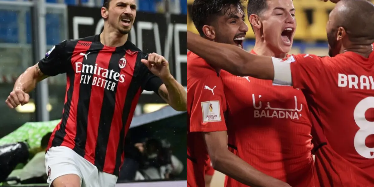 El colombiano James Rodríguez quiere salir de Qatar y el AC Milan es una de sus opciones si quiere volver a la élite de Europa. 