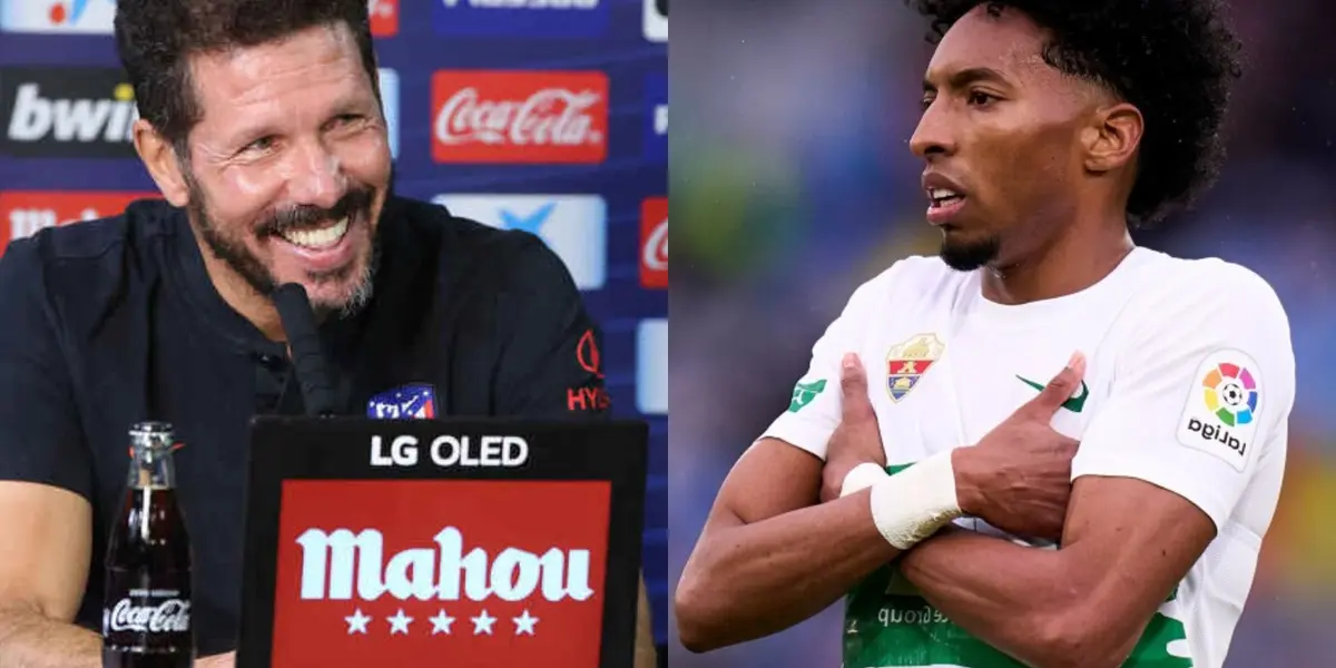 El colombiano Johan Mojica está en la carpeta de Diego Simeone para el próximo mercado de pases.