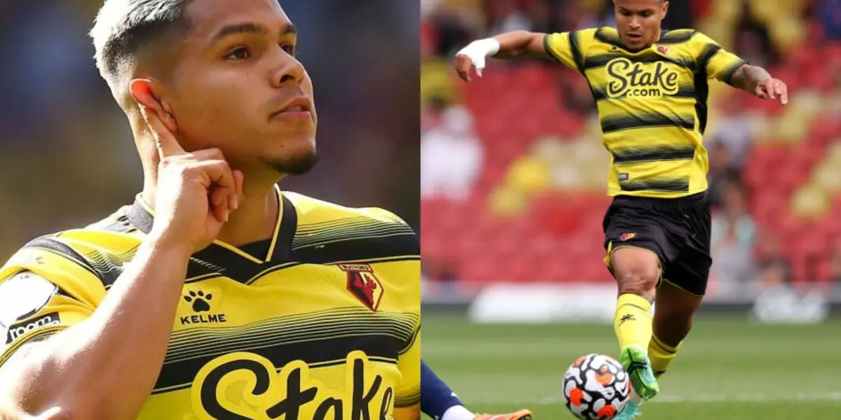 El colombiano Juan Camilo Hernández la rompió en Inglaterra y marcó un golazo que está nominado a los mejores de la jornada en ese país.