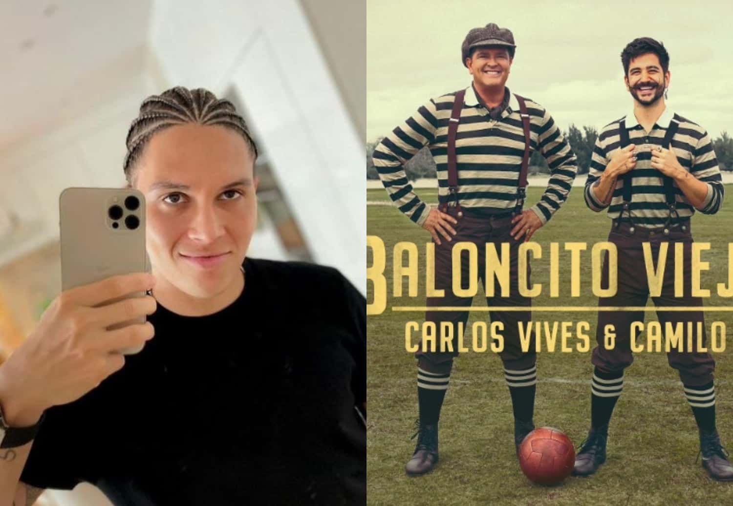 El colombiano Juan Fernando Quintero aparte del fútbol ha explorado la faceta musical; sus paisanos Carlos Vives y Camilo le mostraron su nueva producción musical.